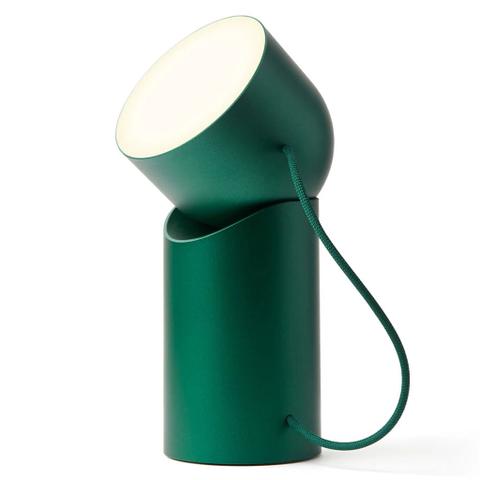 Lexon Orbe Portable LED Lamp With Moving Head - Green