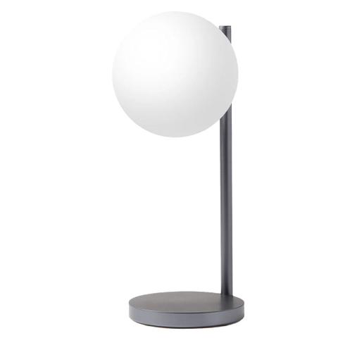 Lexon Bubble Desk Lamp With Built-In Wireless Charger - Gunmetal