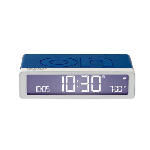 Lexon Flip Classic Reversible Alarm Clock PANTONE - Classic Blue