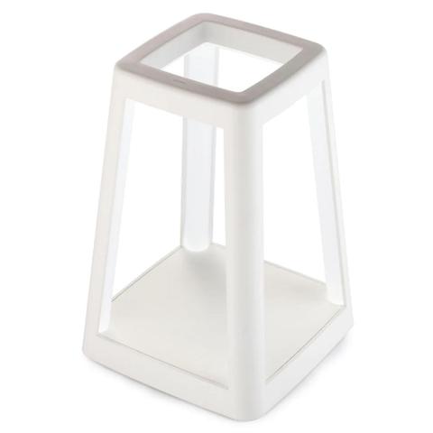 Lexon Lantern Portable Lamp With Built-In Wireless Charger - White