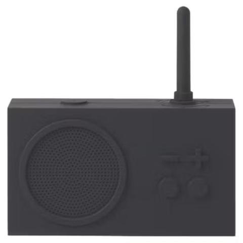 Lexon Thykho 3 FM Radio & Bluetooth Speaker - Black
