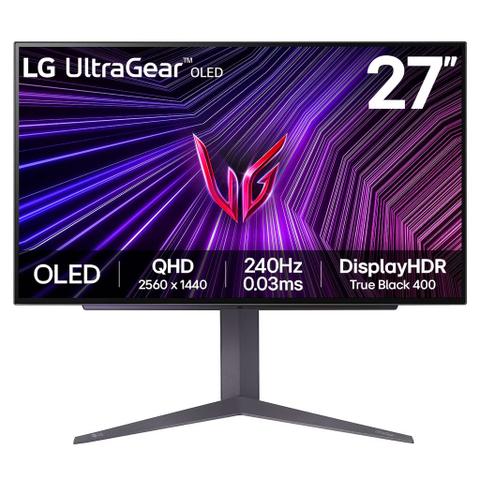 LG UltraGear 27GS93QE-B 27" 240Hz QHD 0.03ms HDR400 G-Sync Compatible OLED Gaming Monitor