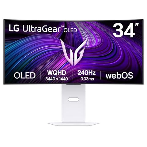 LG UltraGear 34GX90SA-W 34" 240Hz 0.03ms UWQHD Curved OLED Gaming Monitor w/ webOS