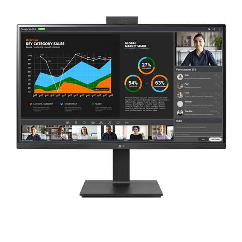 LG 27BQ75QC-B 27" QHD HDR IPS Business Monitor (65W USB-C + Webcam)