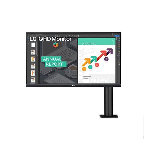LG 27QN880-B Ergo 27" QHD IPS Monitor with USB Type-C & sRGB 99%