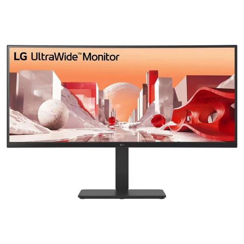 LG 34BA85QE-B 34" WQHD IPS Curved Business Monitor with 90W USB-C, LAN & Webcam