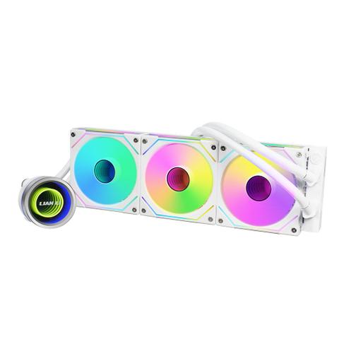 Lian Li Galahad II Trinity SL-INF 360 ARGB AIO Liquid CPU Cooler - White/Silver