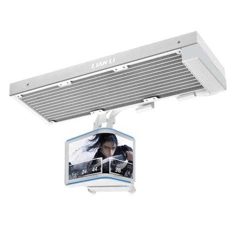 Lian Li Hydroshift II LCD Curved 360mm AIO Liquid CPU Cooler - White