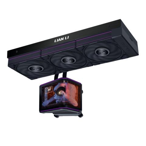 Lian Li Hydroshift II LCD Curved 360P28 360mm AIO Liquid CPU Cooler - Black