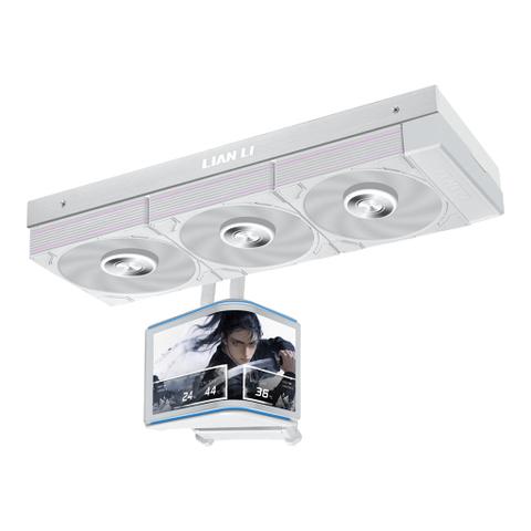 Lian Li Hydroshift II LCD Curved 360P28 360mm AIO Liquid CPU Cooler - White