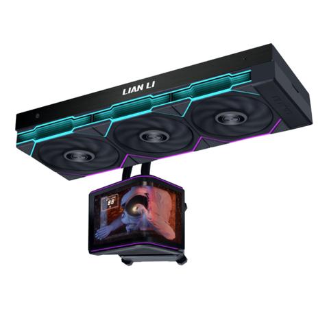 Lian Li Hydroshift II LCD Curved 360TL 360mm RGB AIO Liquid CPU Cooler - Black