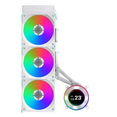 Lian Li HydroShift II LCD-C 360CL 360mm RGB AIO Liquid CPU Cooler - White
