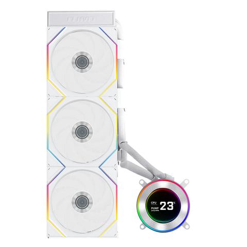 Lian Li HydroShift II LCD-C 360TL 360mm RGB AIO Liquid CPU Cooler - White