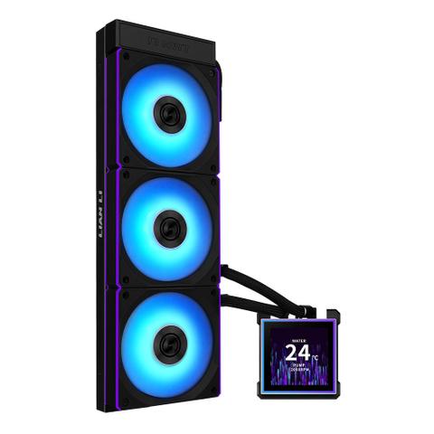 Lian Li HydroShift II LCD-S 360mm CL RGB AIO Liquid CPU Cooler - Black