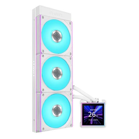 Lian Li HydroShift II LCD-S 360mm CL RGB AIO Liquid CPU Cooler - White