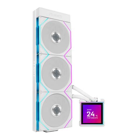 Lian Li HydroShift II LCD-S 360mm TL RGB AIO Liquid CPU Cooler - White