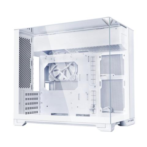 Lian Li O11 Vision-M Compact Tempered Glass Mini-ITX/mATX Case - White