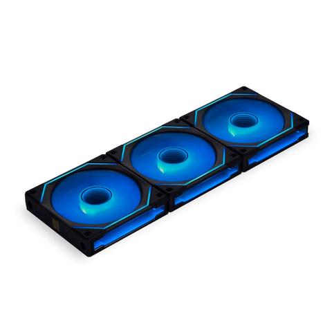 Lian Li SL120-3 UNI FAN INFINITY 120mm Case Fan - 3 Pack with Controller - Black