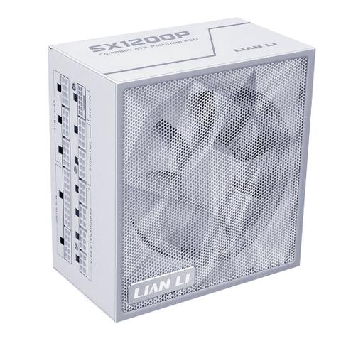 Lian Li SX Platinum 1200W 80 PLUS Platinum PCIe 5.1 ATX 3.1 Fully Modular Power Supply - White