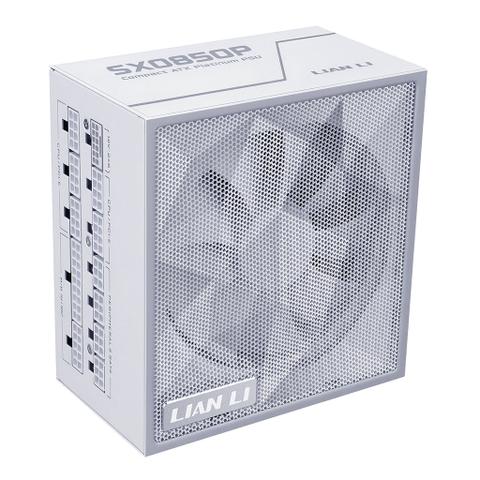 Lian Li SX Platinum 850W 80 PLUS Platinum PCIe 5.1 ATX 3.1 Fully Modular Power Supply - White
