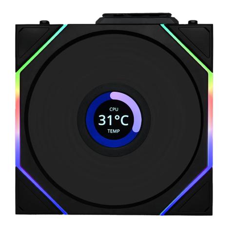 Lian Li UNI FAN TL120 LCD Wireless 120mm Black Fan