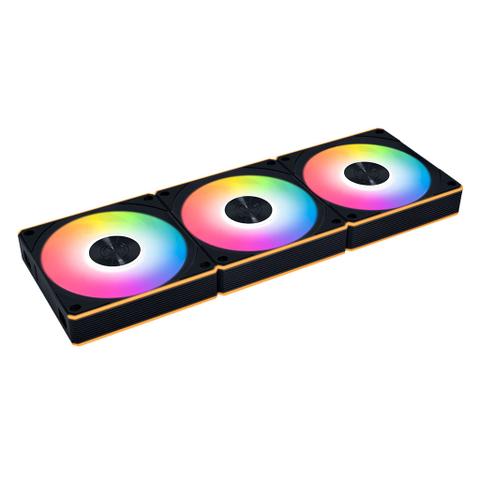 Lian Li UNI Fan CL Wireless 120mm Reverse Blade Black Fan - 3 Pack