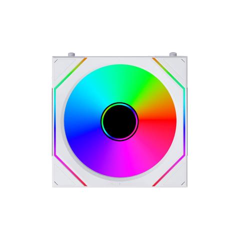 Lian Li UNI FAN SL Infinity Flex Wireless Reverse Blade 120mm ARGB White Fan - Single Pack