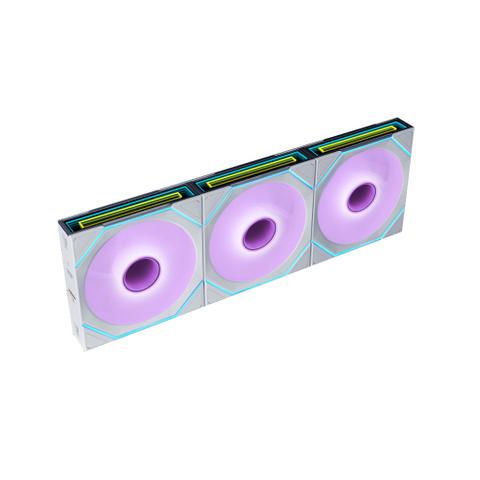 Lian Li UNI FAN SL Infinity Flex Wireless 120mm ARGB White Fan - 3 Pack w/ Controller
