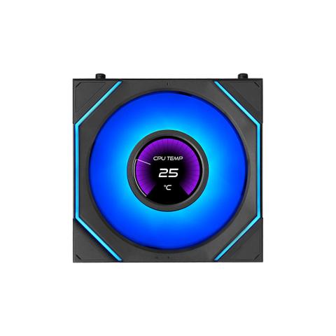 Lian Li UNI FAN SL Infinity LCD Flex Wireless 120mm ARGB Black Fan - Single Pack