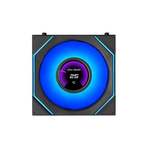 Lian Li UNI FAN SL Infinity LCD Flex Wireless Reverse Blade 120mm ARGB Black Fan - Single Pack