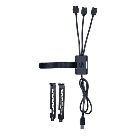 Lian LI USB-A 2.0 to HUB - Black