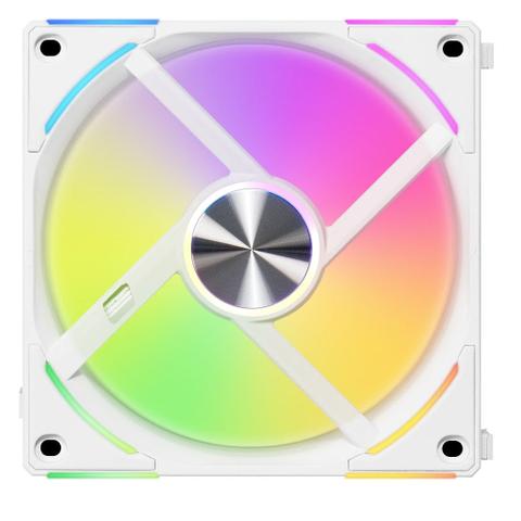 Lian-Li UNI FAN AL V2 120mm ARGB PWM Case Fan - White