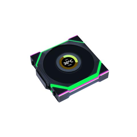 Lian-Li UNI FAN SL Wireless LCD Reverse Blade 120mm ARGB PWM Case Fan - Black