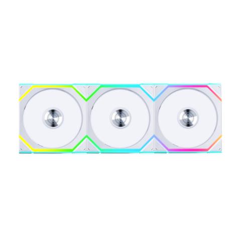 Lian-Li UNI FAN SL Wireless Reverse 120mm ARGB PWM Case Fan - White - 3 Pack