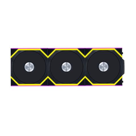 Lian-Li UNI FAN SL Wireless Reverse Blade 120mm ARGB PWM Case Fan - Black - 3 Pack