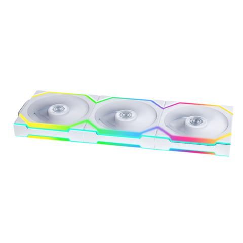 Lian-Li UNI FAN SL Wireless 120mm ARGB PWM Case Fan - White - 3 Pack