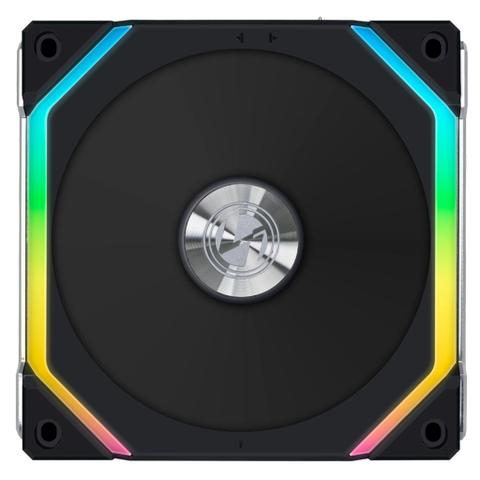 Lian-Li UNI FAN SLV2 120mm ARGB Reverse Blade PWM Case Fan - Black