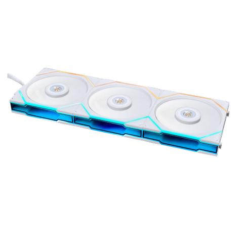 Lian-Li UNI FAN TL 120mm Reverse Blade White ARGB PWM Case Fan - 3 Pack w/ Controller