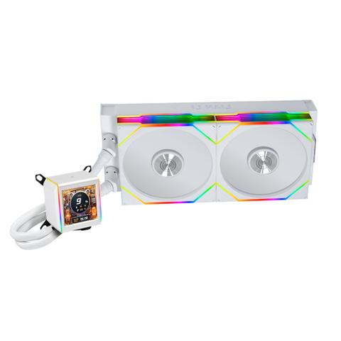 Lian-Li Galahad II LCD TL Wireless 280mm ARGB AIO Liquid CPU Cooler - White