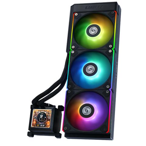 Lian-Li HydroShift LCD 360mm RGB AIO Liquid CPU Cooler - Black (Refurbished)