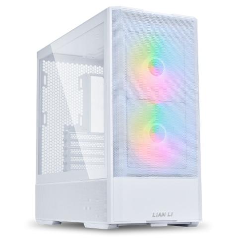 Lian-Li Lancool 207 Tempered Glass RGB ATX Mid-Tower Case - White