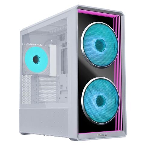 Lian-Li LANCOOL 217 INF Tempered Glass Mid-Tower ATX Case - White