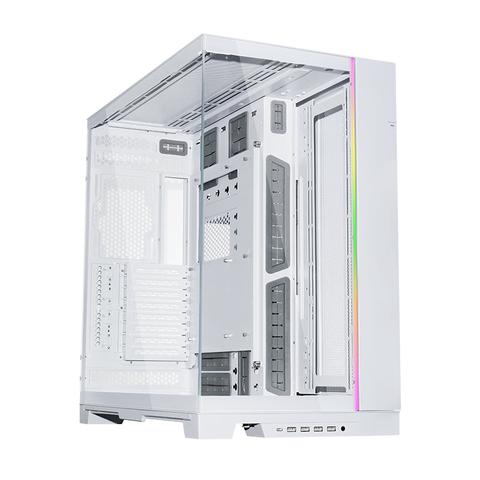 Lian-Li O11D EVO XL Tempered Glass RGB E-ATX Mid-Tower Case - White