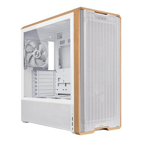 Lian-Li LANCOOL 217 Tempered Glass ATX Mid-Tower Case - White