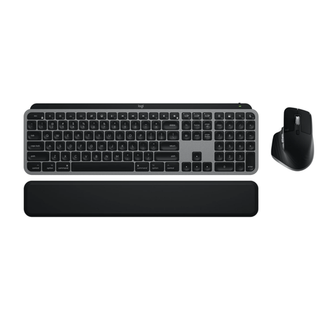 Logitech MX Keys S for Mac Keyboard and Mouse Combo (Space Grey)