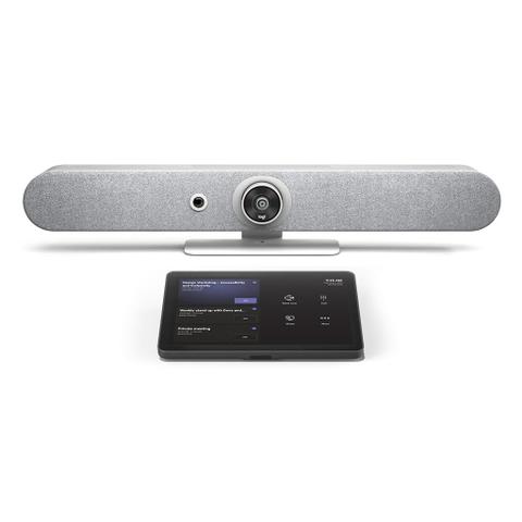 Logitech Meeting Room Solution - Rally Bar Mini (W) + TAP Cat5E CollabOS