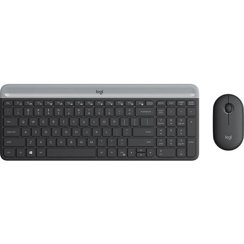 Logitech MK470 Slim Wireless Keyboard and Mouse Combo (Black)