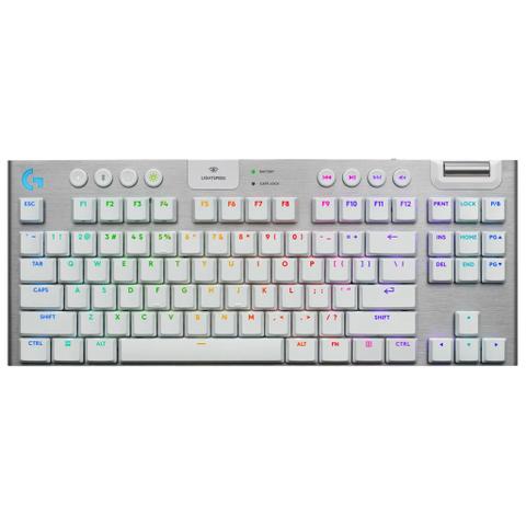 Logitech G915 X LIGHTSPEED TKL Low-Profile Wirelees Gaming Keyboard (White)