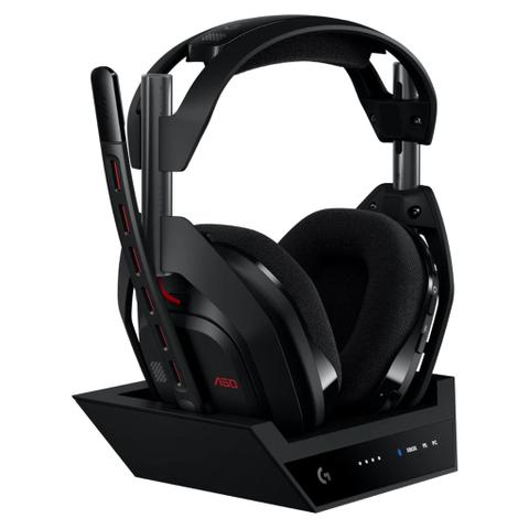 Logitech G Astro A50 LIGHTSPEED Gaming Headset with Base Station (Black)