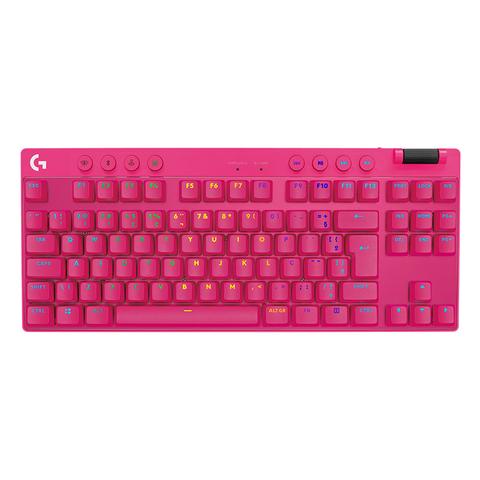 Logitech G PRO X TKL LIGHTSPEED Gaming Keyboard (Magenta)